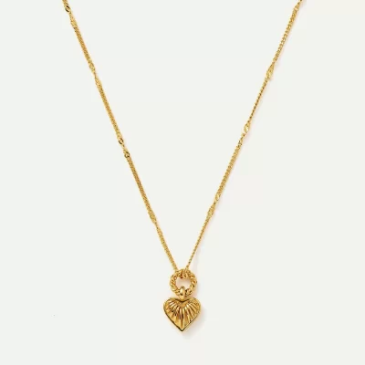 Heart Charm Pendant Necklace